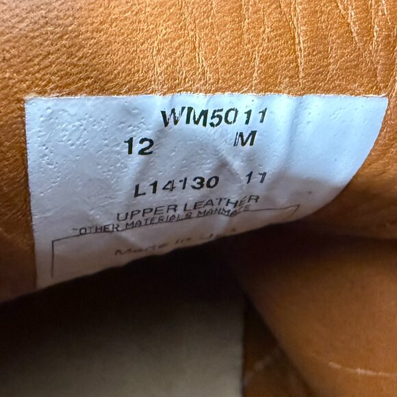 Walk Over Navy Franklin Suede Wingtip Shoes WM5011 Size 12M Vibram Gumlite - Picture 3 of 12